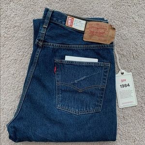 LEVIS VINTAGE 1985 501XX BROKEN PROMISE 36X34